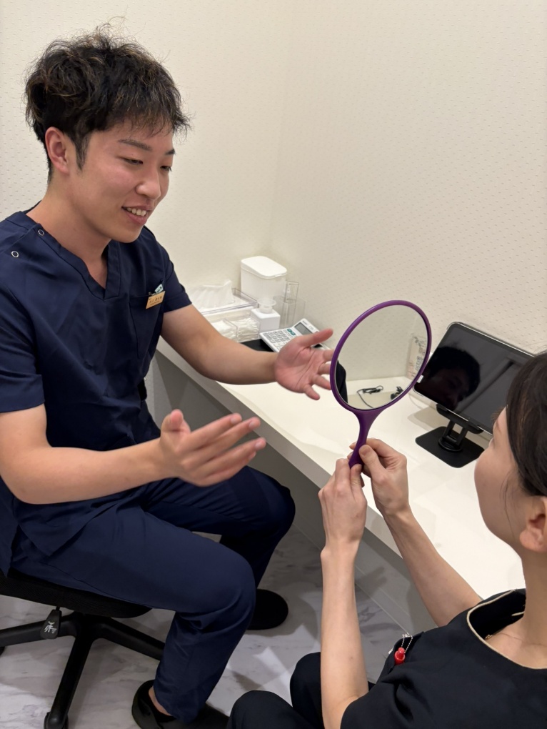 井上院長のインタビューの様子
