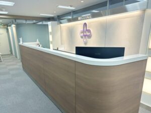 UB Clinicの受付
