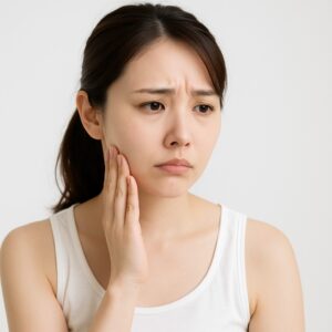 痛みが不安な女性