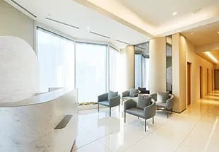 CZEN CLINIC銀座院の受付