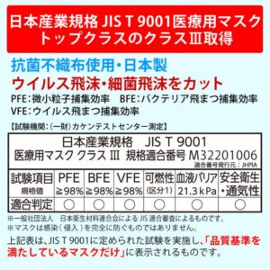  J95マスクの性能