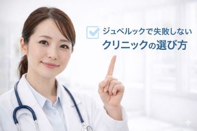 ジュベルックで失敗しないクリニックの選び方を教える女医