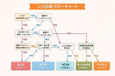 シミ診断フローチャート