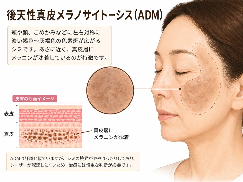 後天性真皮メラノサイトーシス