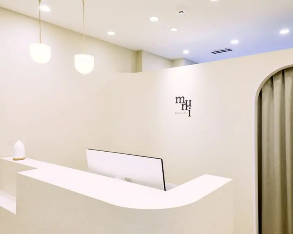 muni skin clinicの受付