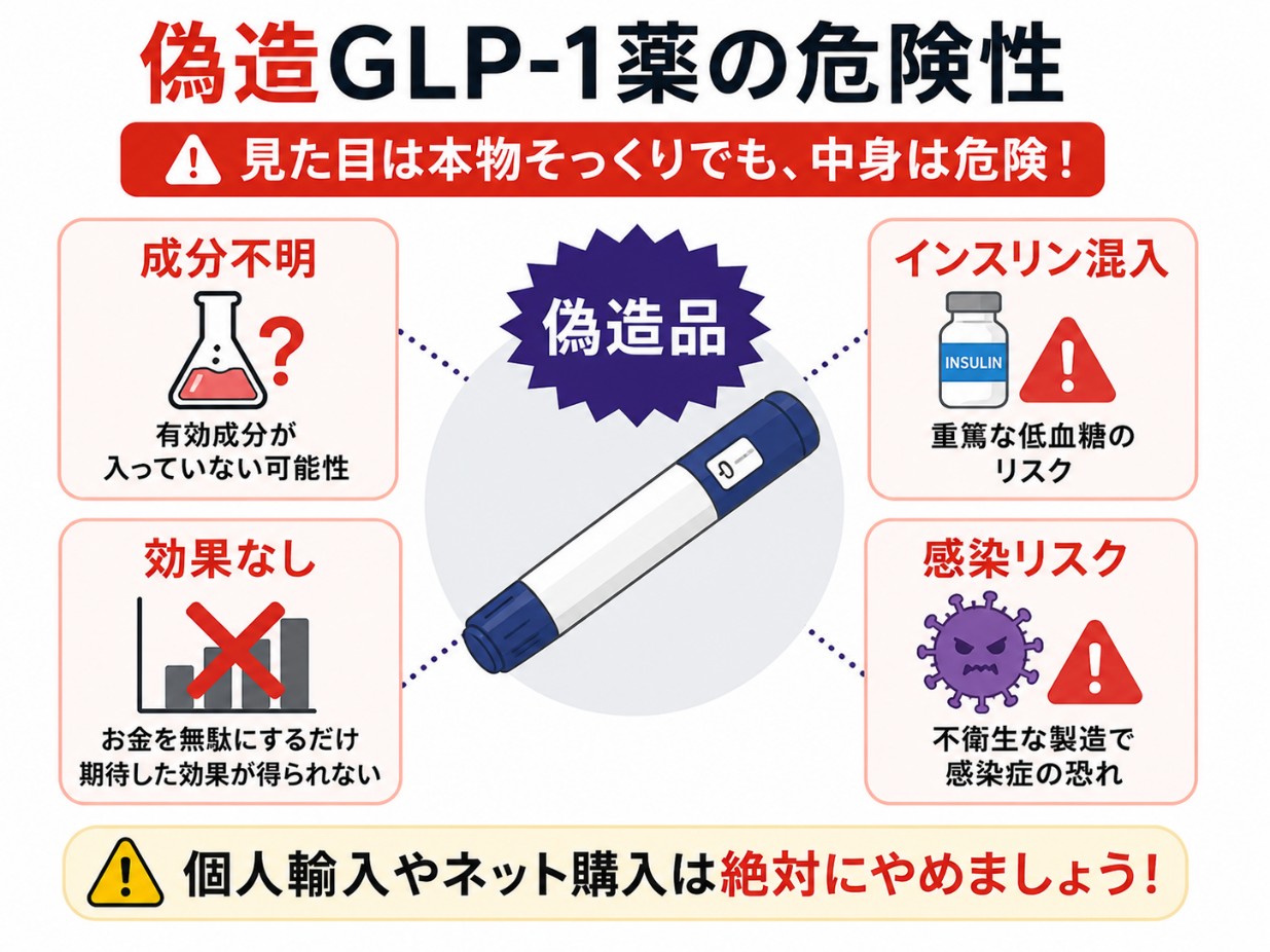 偽造GLP-1薬の危険性