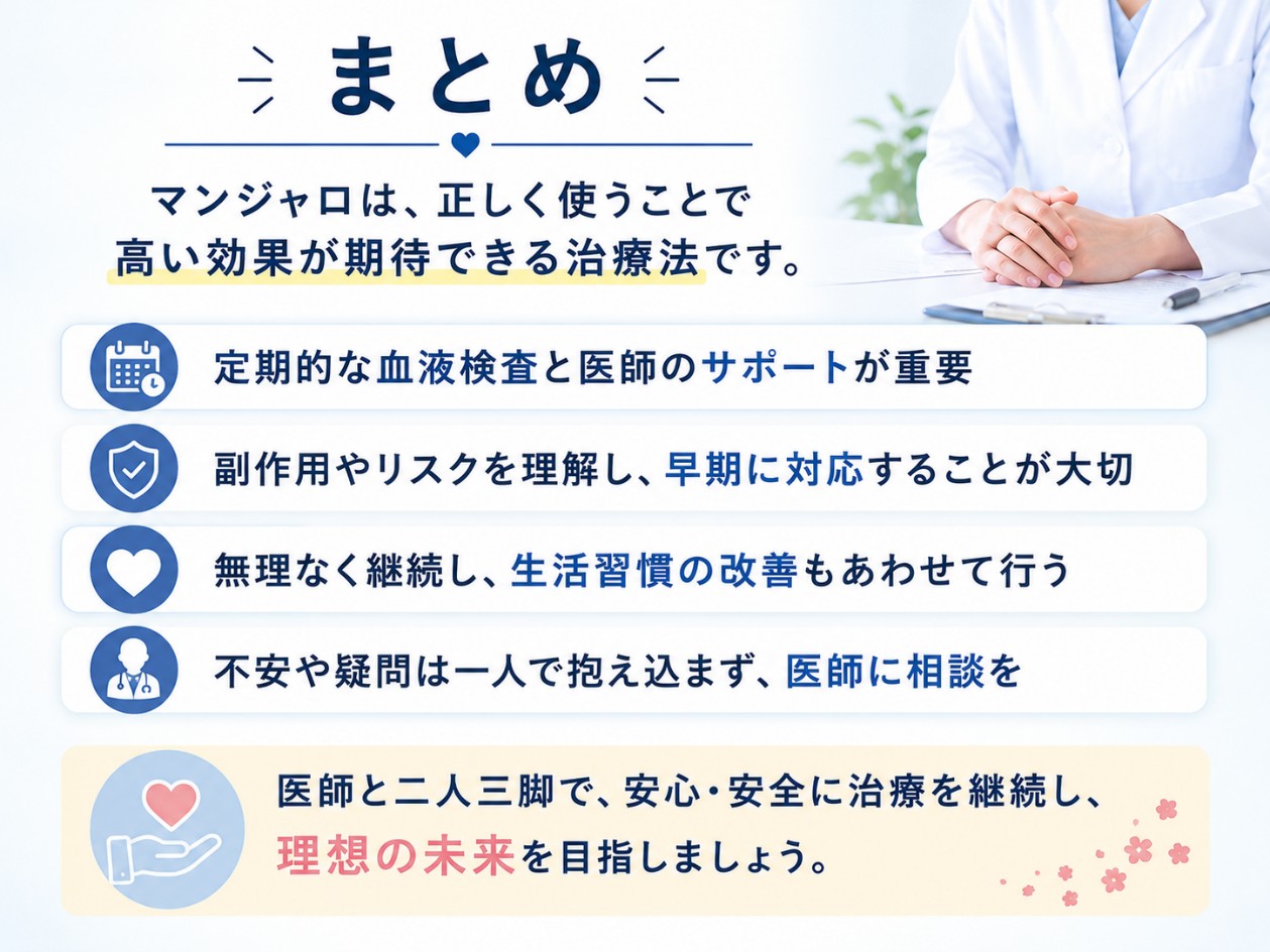 マンジャロのクリニックの選び方のまとめ