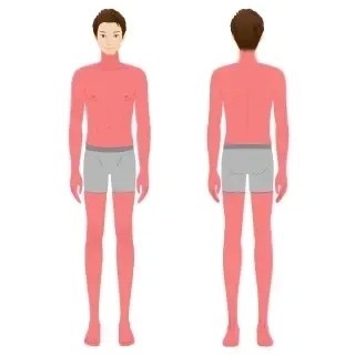 全身セットの脱毛部位