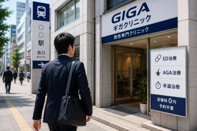 ギガクリニックを受診するED患者