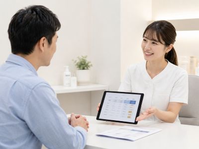 通い放題プランのカウンセリングの様子