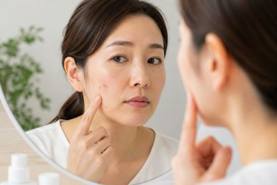 肌育注射後の赤みや内出血などダウンタイムのイメージ