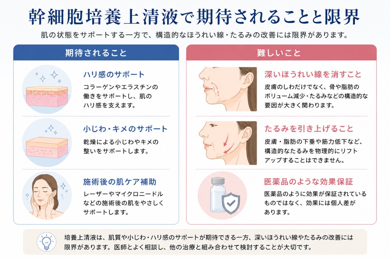 幹細胞培養上清液で期待されることと難しいこと